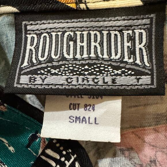 Vintage RoughRider Made in USA Western Cropped LS Top Shirt Small Cowgirl Rodeo - Picture 7 of 8